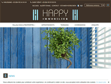 Tablet Screenshot of happy-immobilier.fr